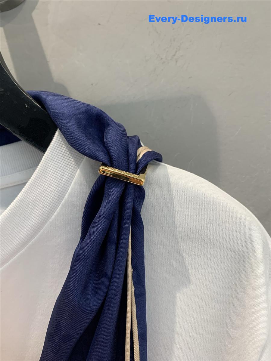 l0vis Vvtt0n lv scarf hooded tee