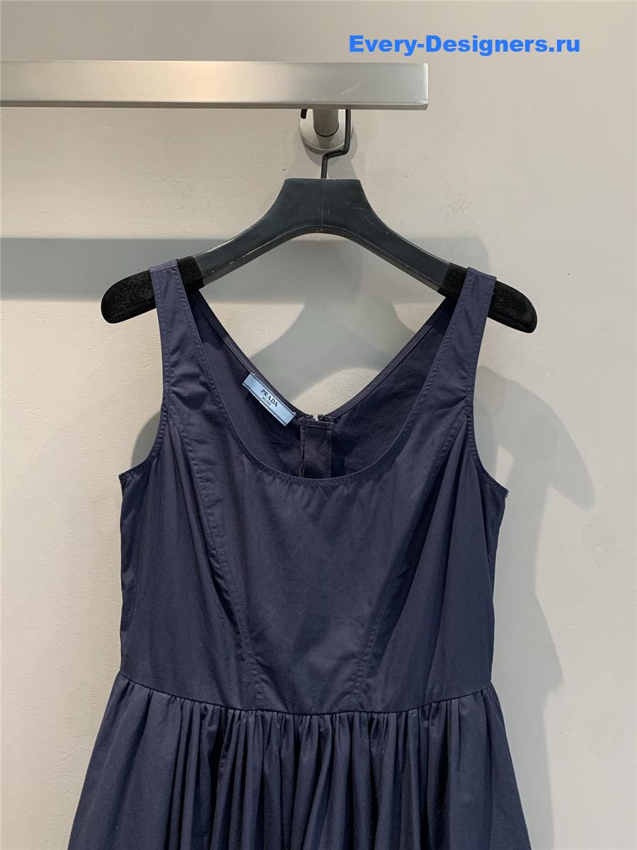Pra*a navy canvas dress