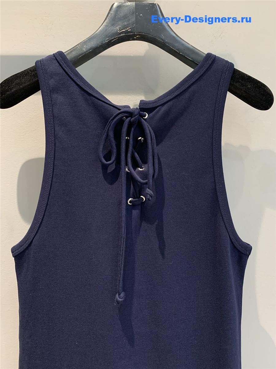 Pra*a dark blue straps tank