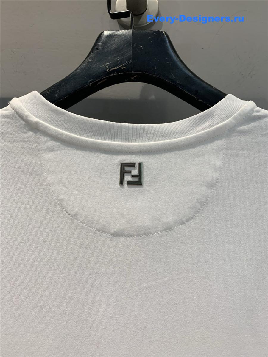 F**di silvia white tee