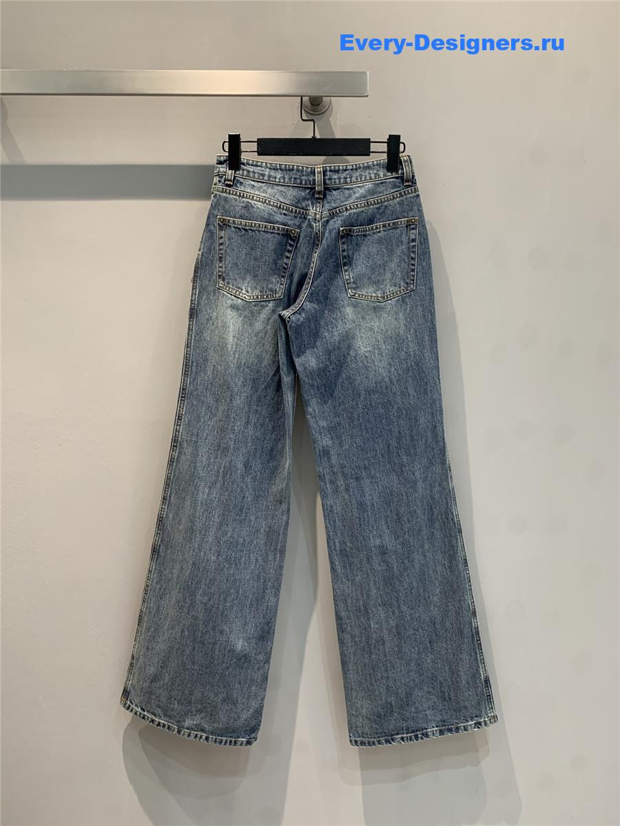 l0vis Vvtt0n patchwork leather jeans