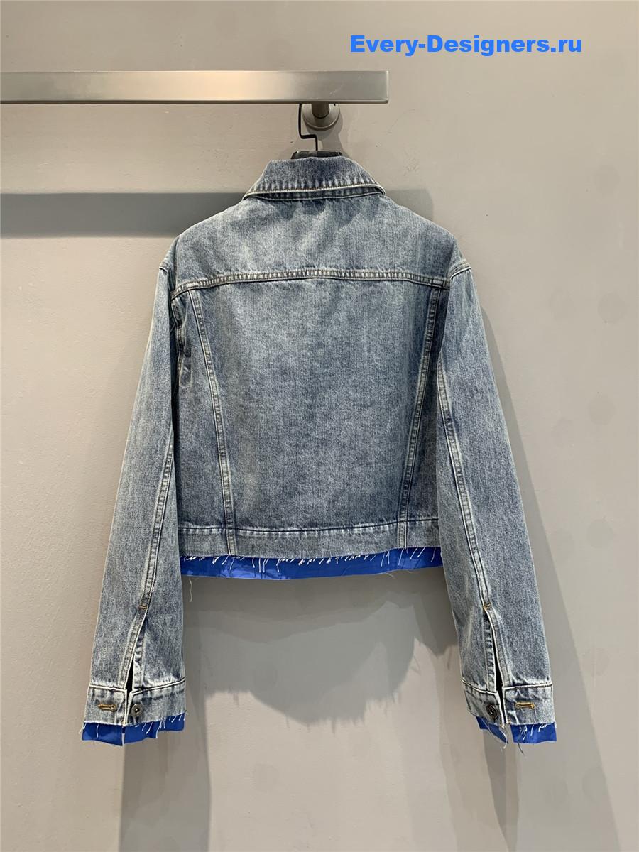 Miu Miu Sapphire Denim Jacket
