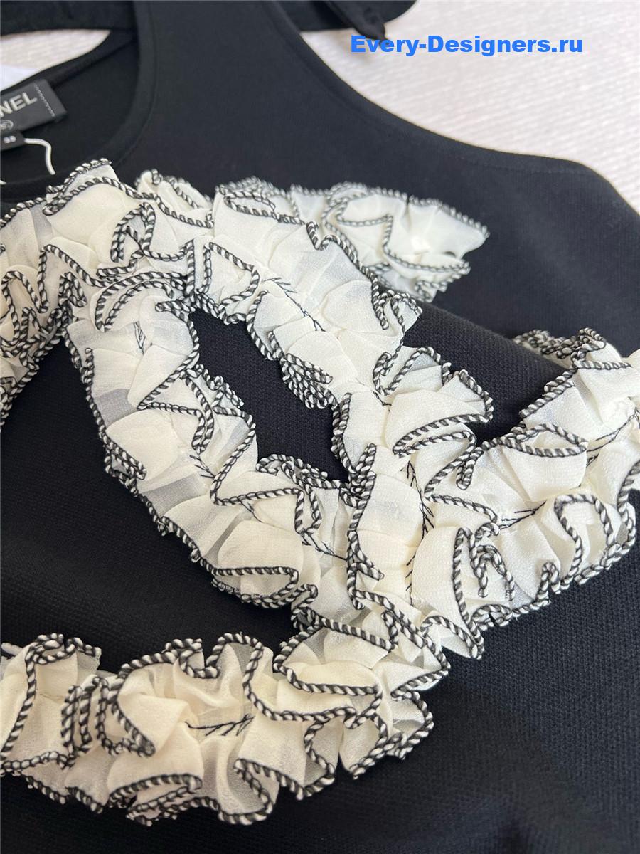 Ch**el rue cambon crop top in black