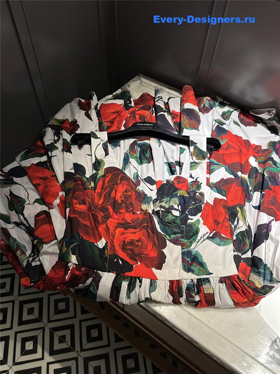 Dolce&Gabbana Rose Corset Dress