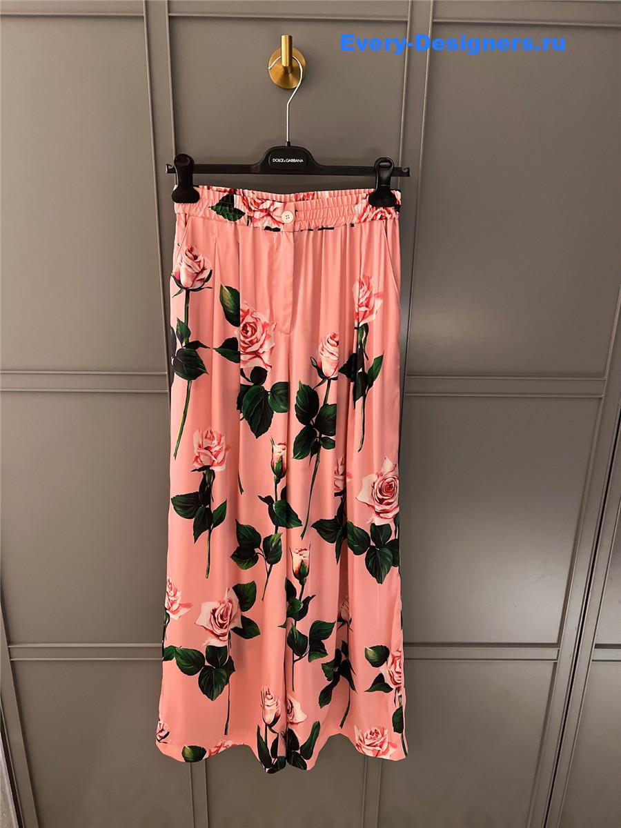 Dolce & Gabbana Silk Pajama Pants