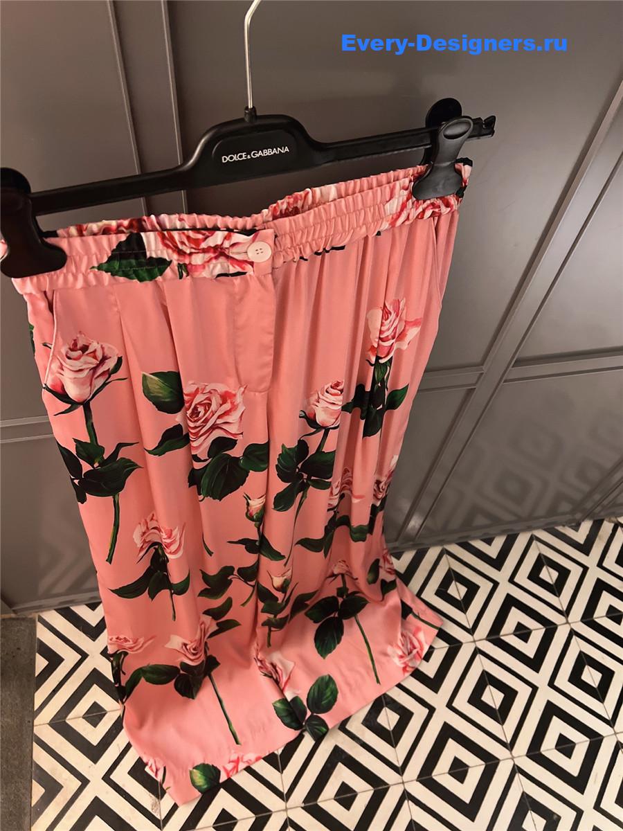 Dolce & Gabbana Silk Pajama Pants