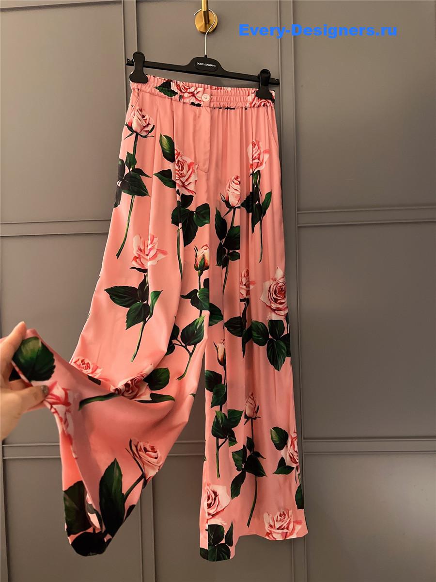 Dolce & Gabbana Silk Pajama Pants