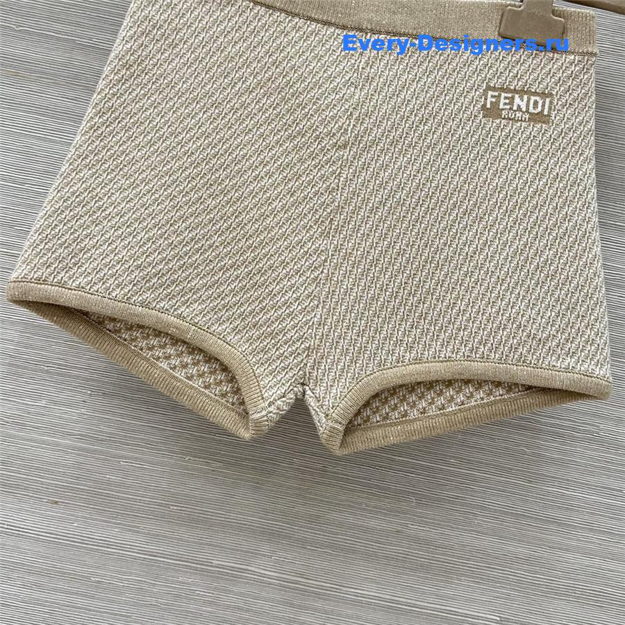 F**di roma bermuda shorts brown