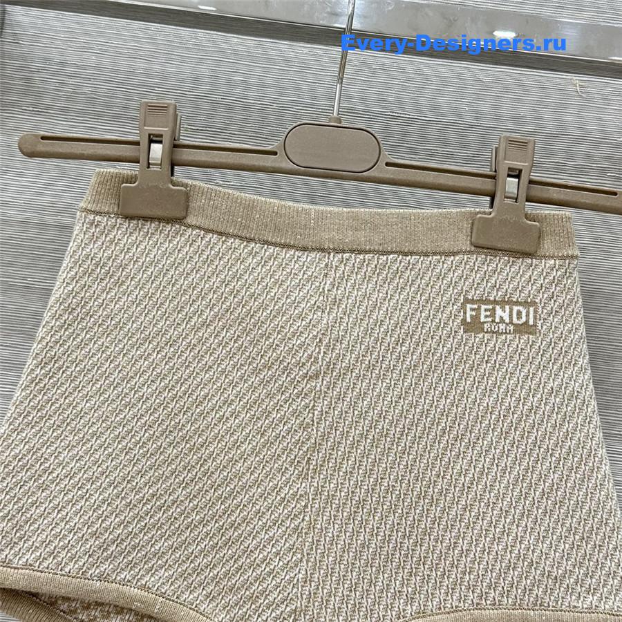 F**di roma bermuda shorts brown