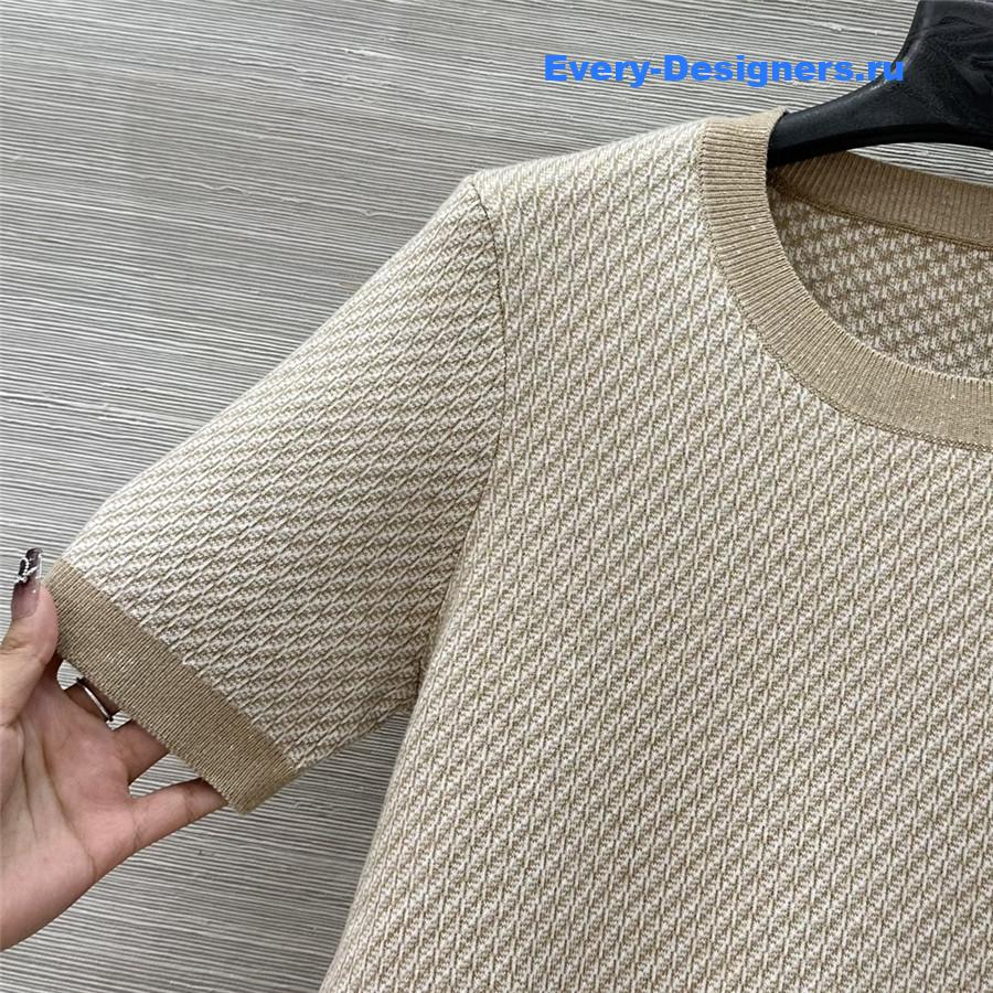 F**di crew neck knit top