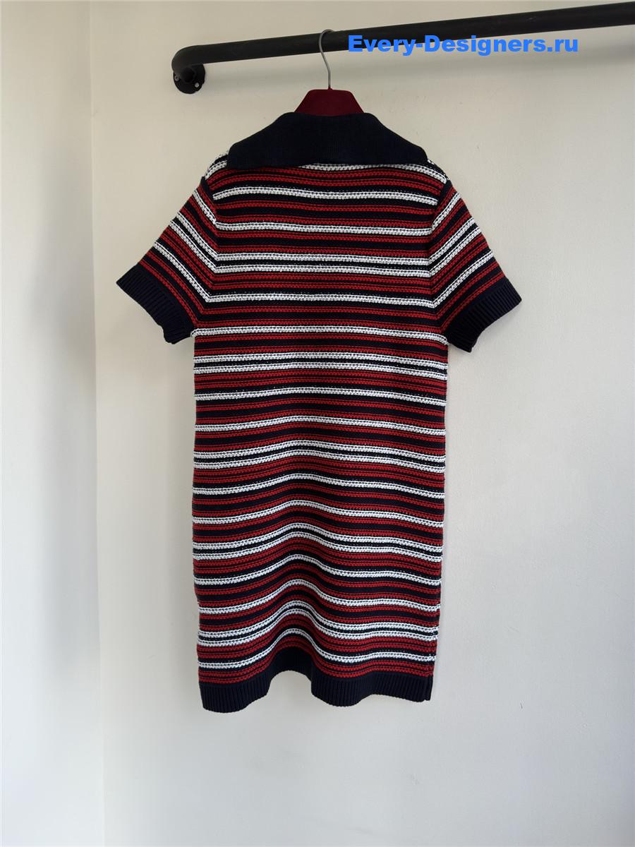 Gvc*1 red jacquard mini dress