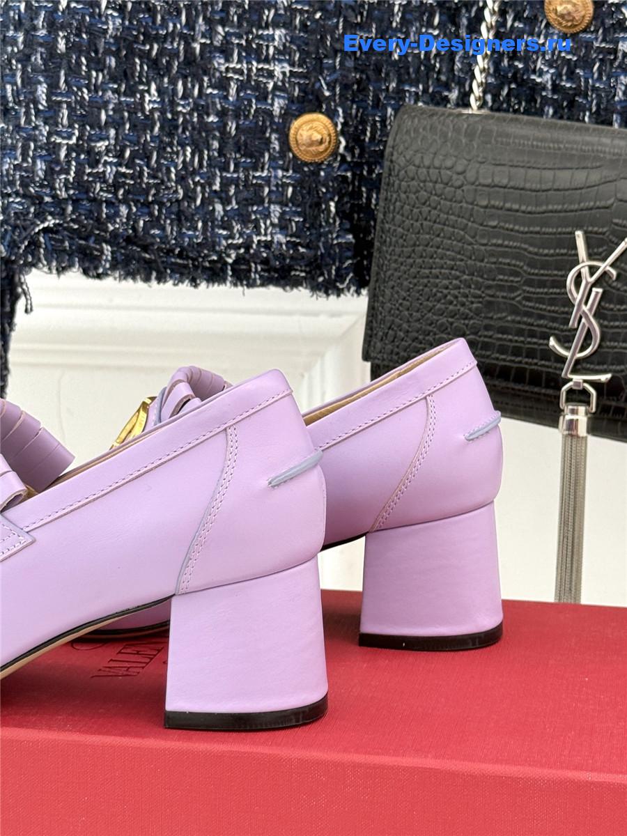 Va1e*ntin0 55mm vlogo signature pumps in purple