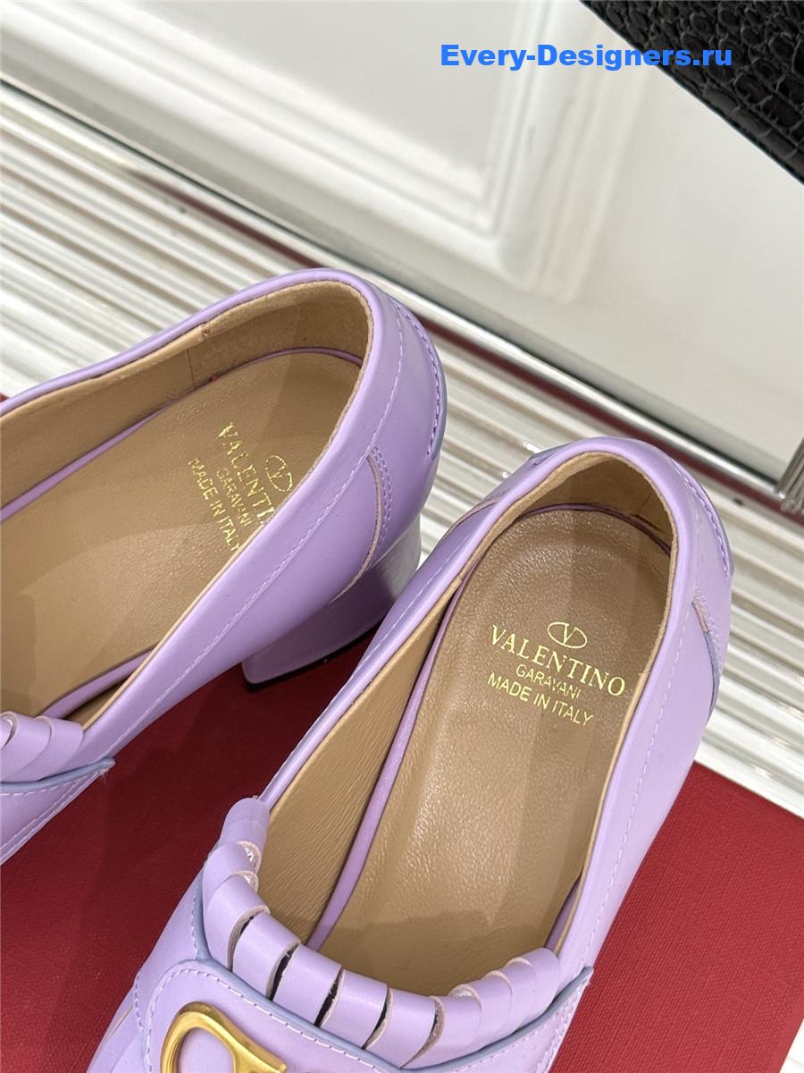 Va1e*ntin0 55mm vlogo signature pumps in purple