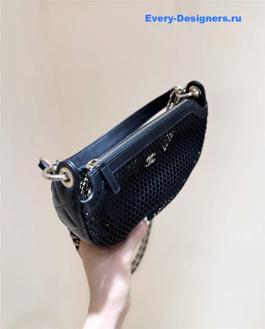 Ch**el moon mesh clutch