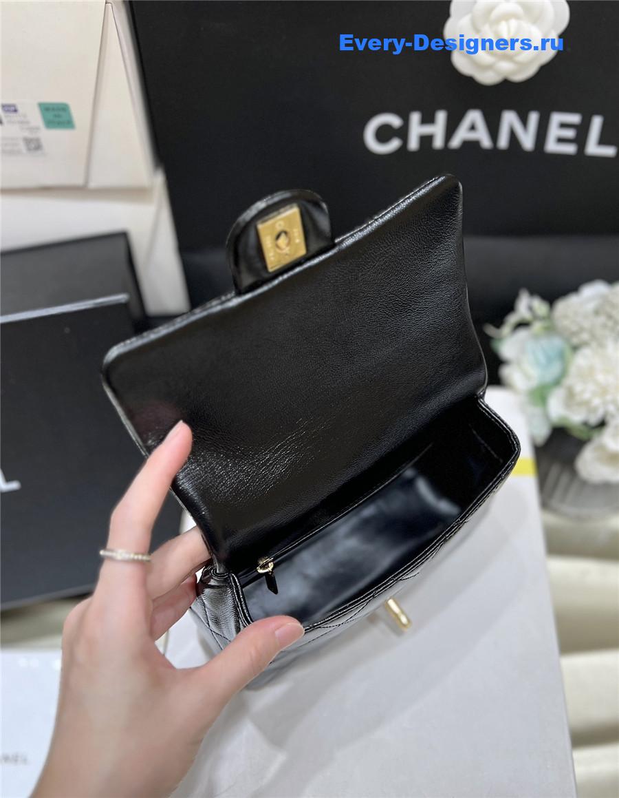 Ch**el black mini flap bag