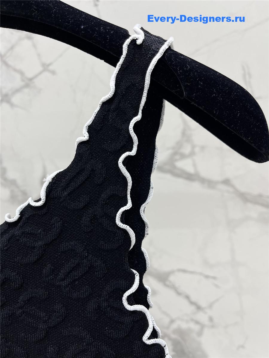 Ch**el embroidered wool-silk top