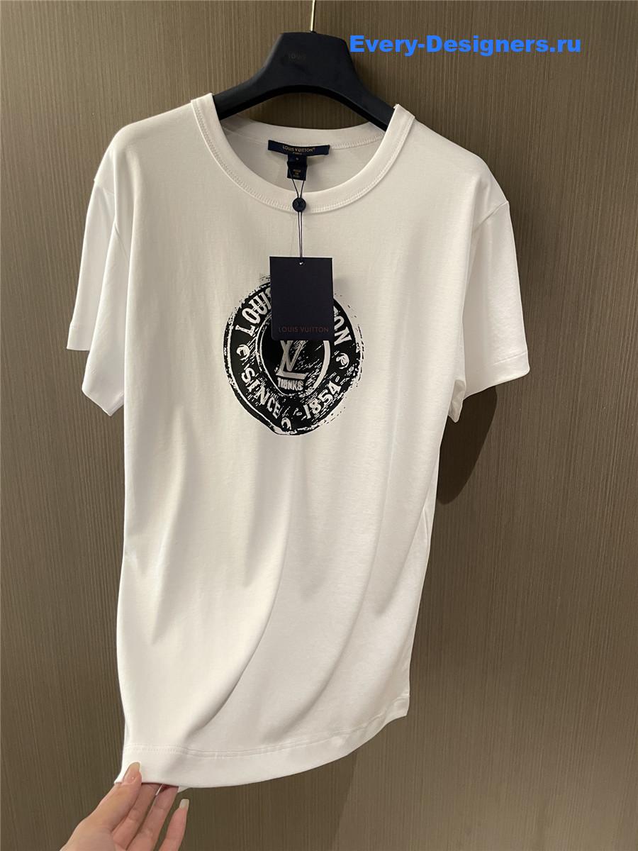 l0vis Vvtt0n lv stamp t-shirt women