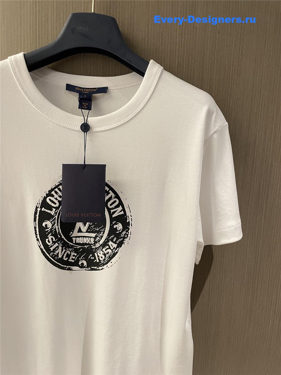 l0vis Vvtt0n lv stamp t-shirt women