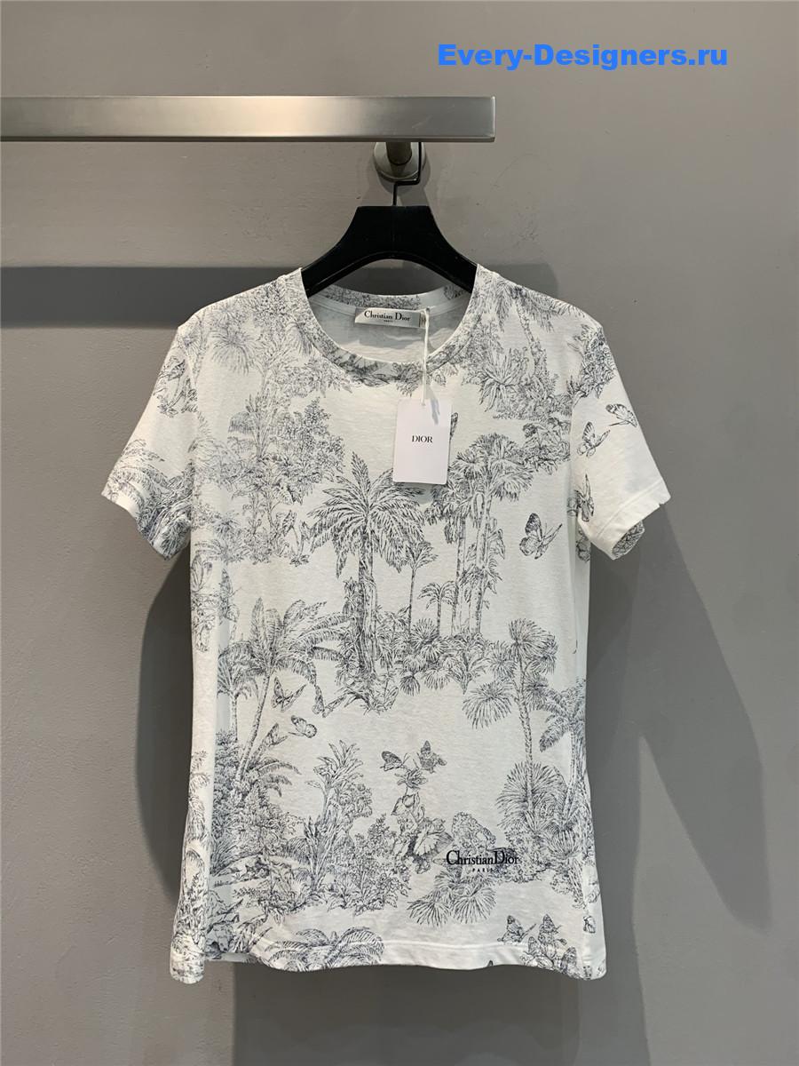 D10r forest print knit tee