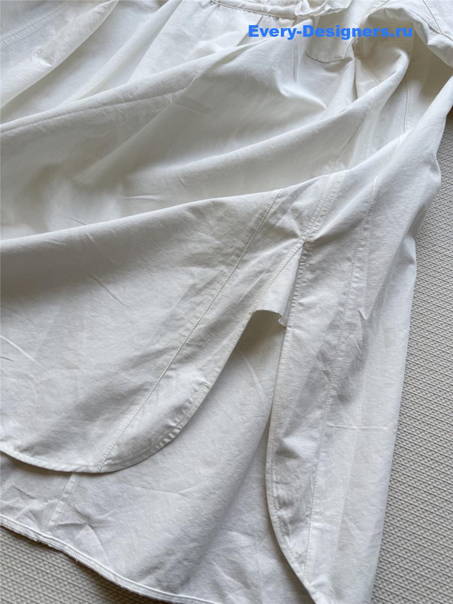 Va1e*ntin0 ruffled shirt dress