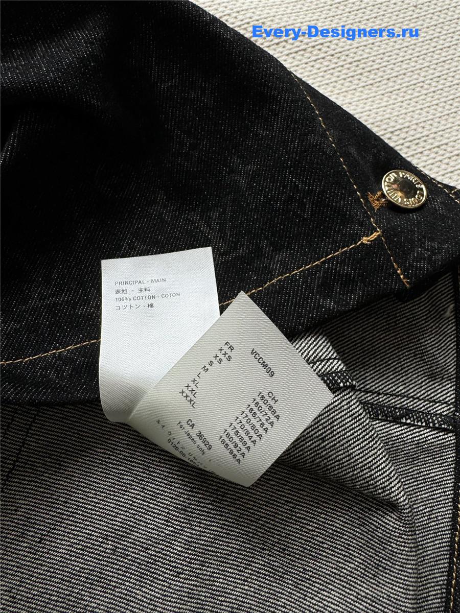 l0vis Vvtt0n monogram denim mini skirt