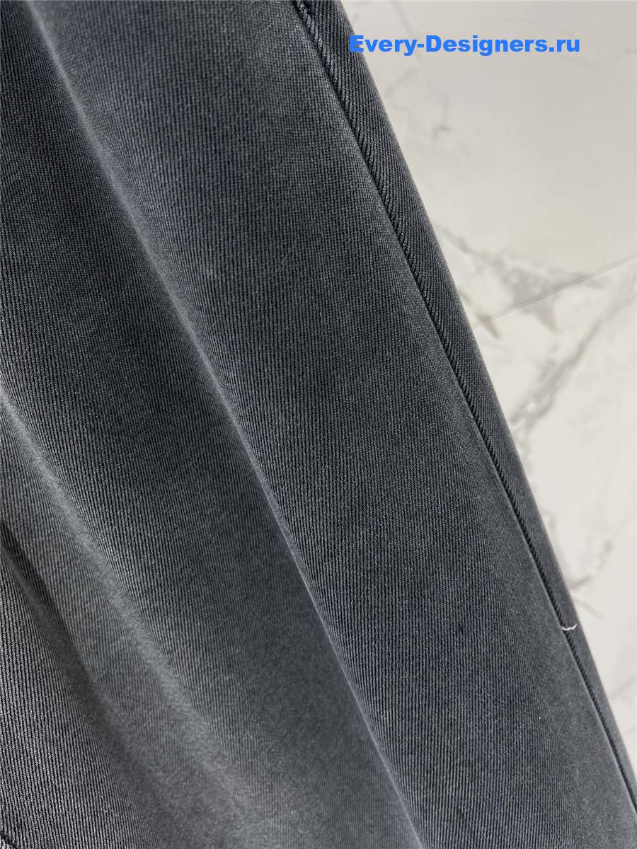 Va1e*ntin0 grey wide leg jeans