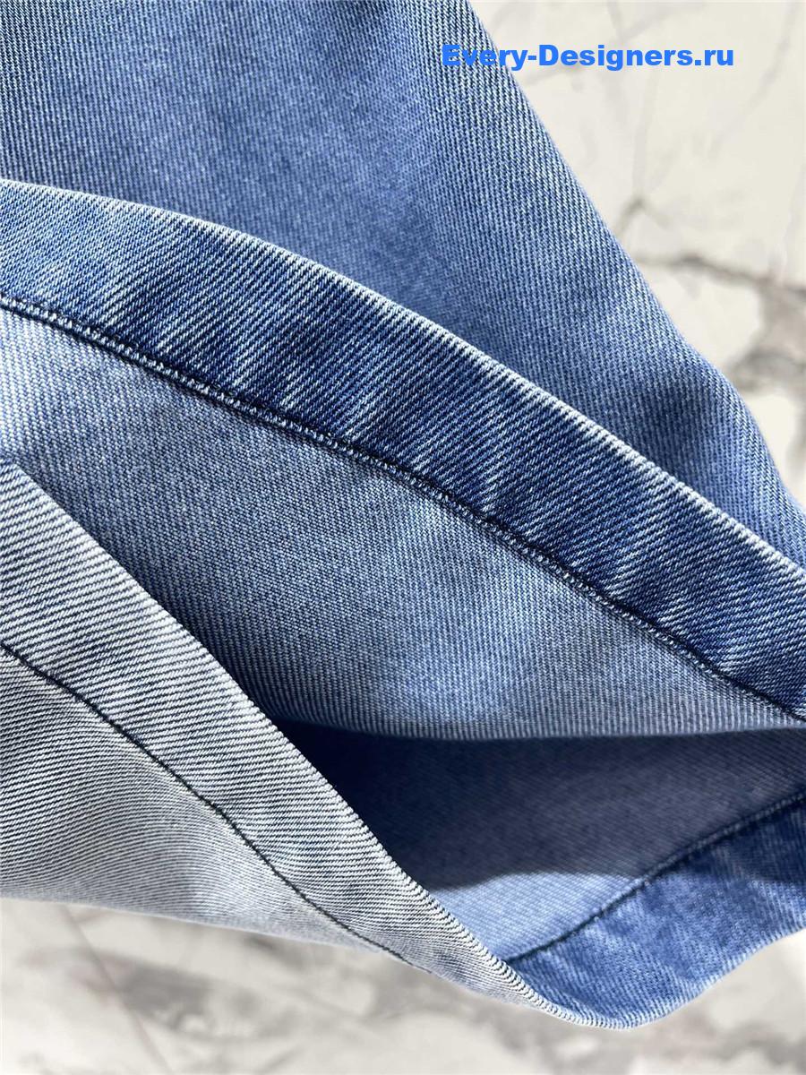 Va1e*ntin0 blue wide leg jeans