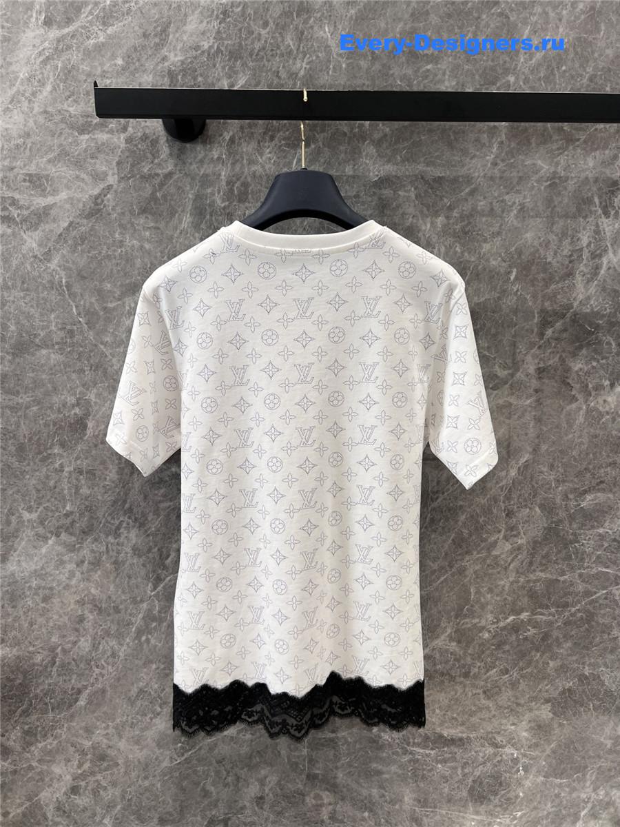 l0vis Vvtt0n logo print tee