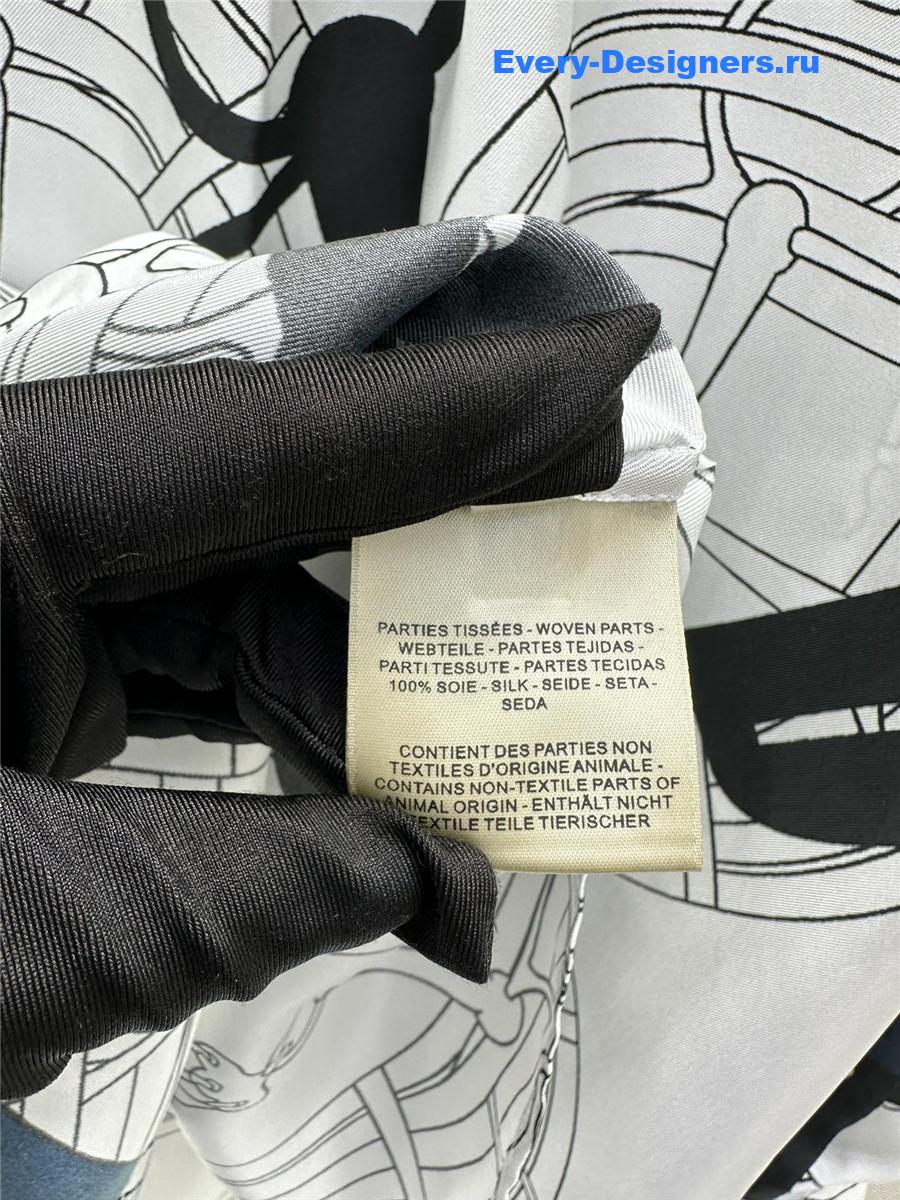 H**me5 chain rope silk shirt