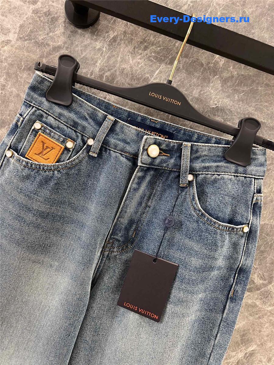 l0vis Vvtt0n embroidered straight jeans