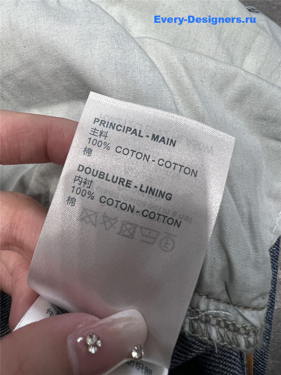 l0vis Vvtt0n embroidered straight jeans