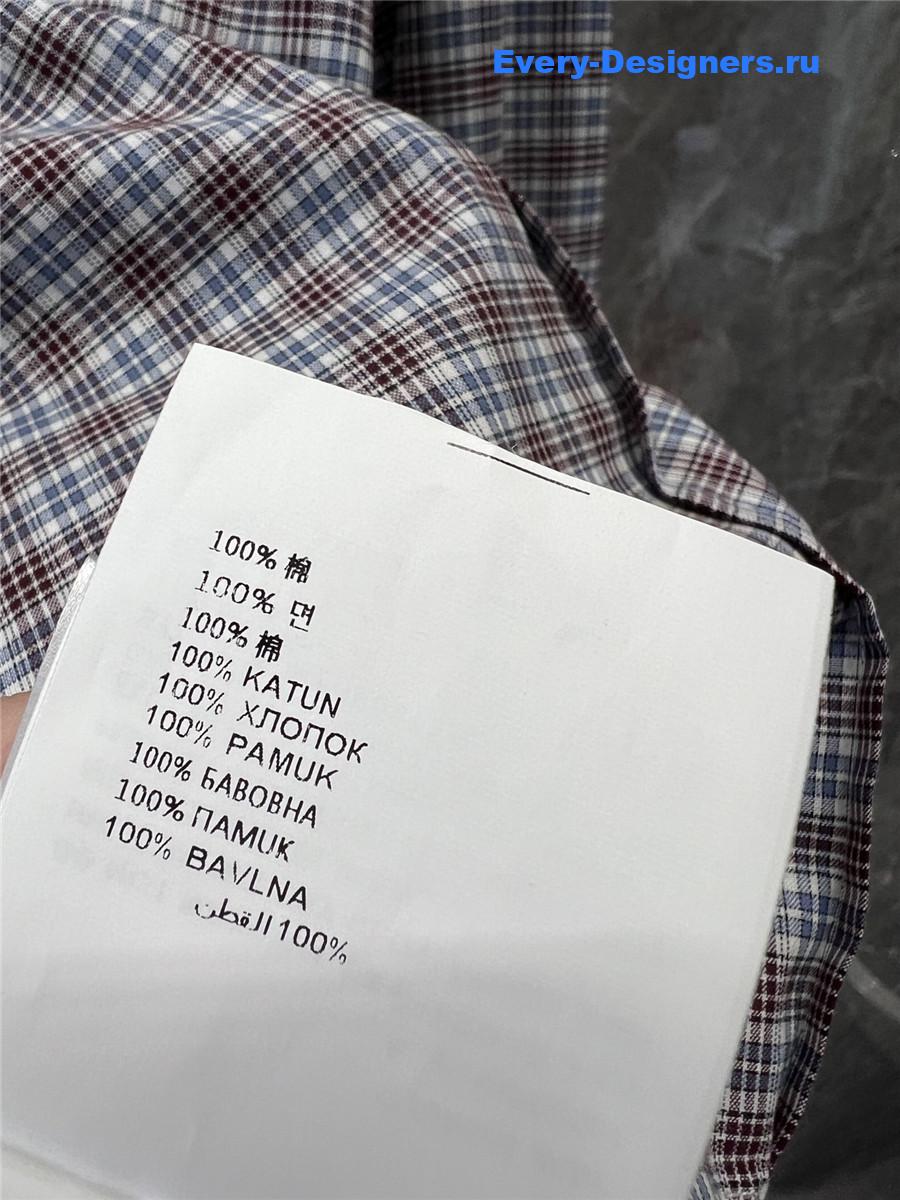 Miu Miu Checked Cord Shirt