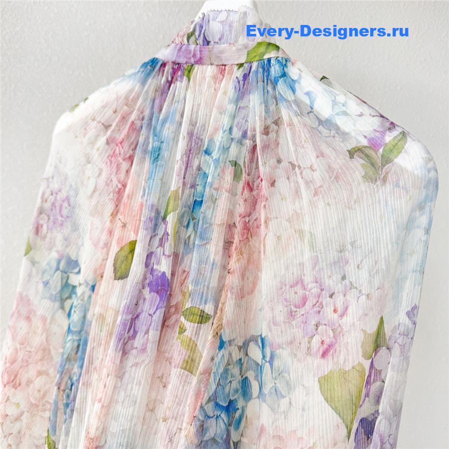 Zimm Hydrangea Billow Blouse