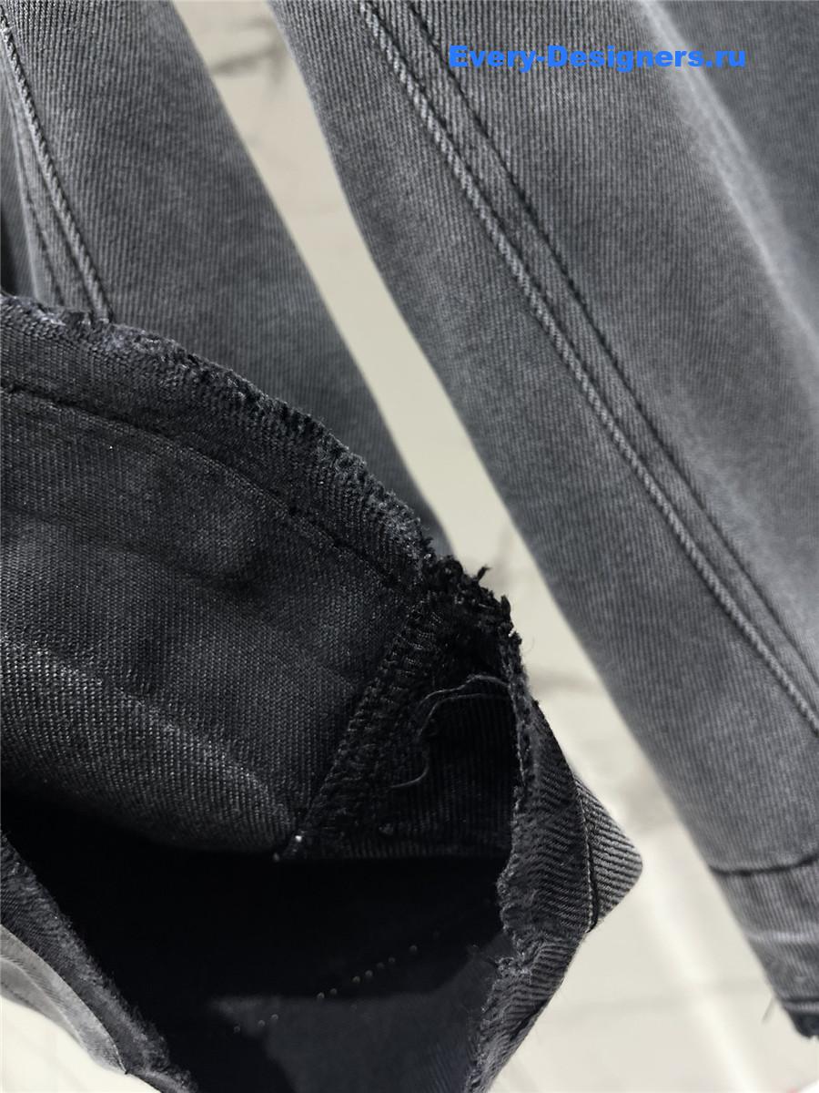 A1exa*der wang grey gradient denim pants