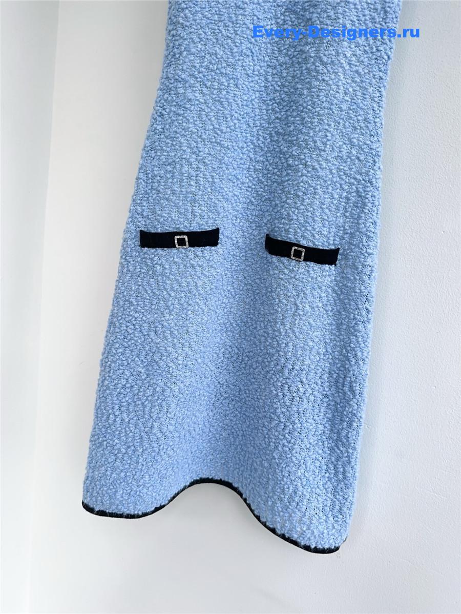 Ch**el knitted maxi dress