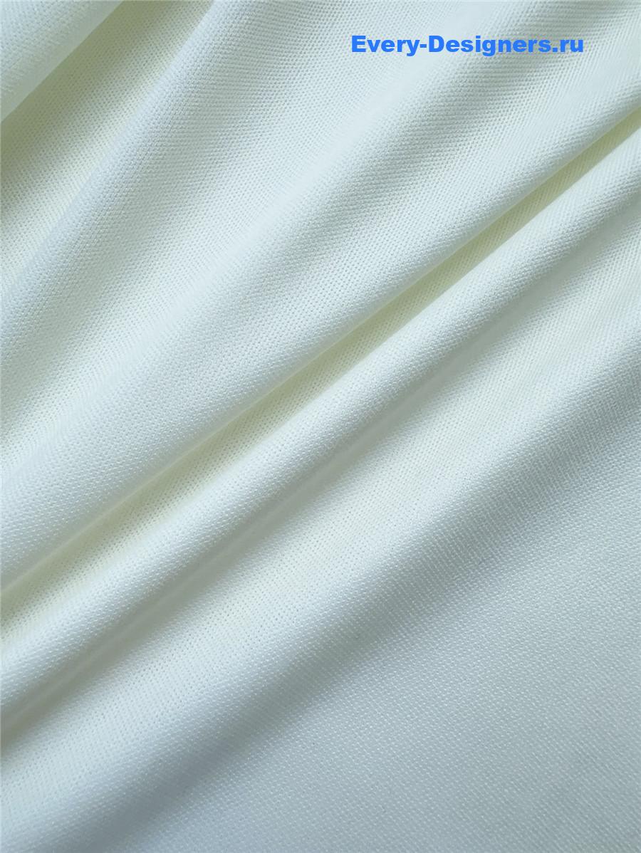 Ch**el white knit maxi dress