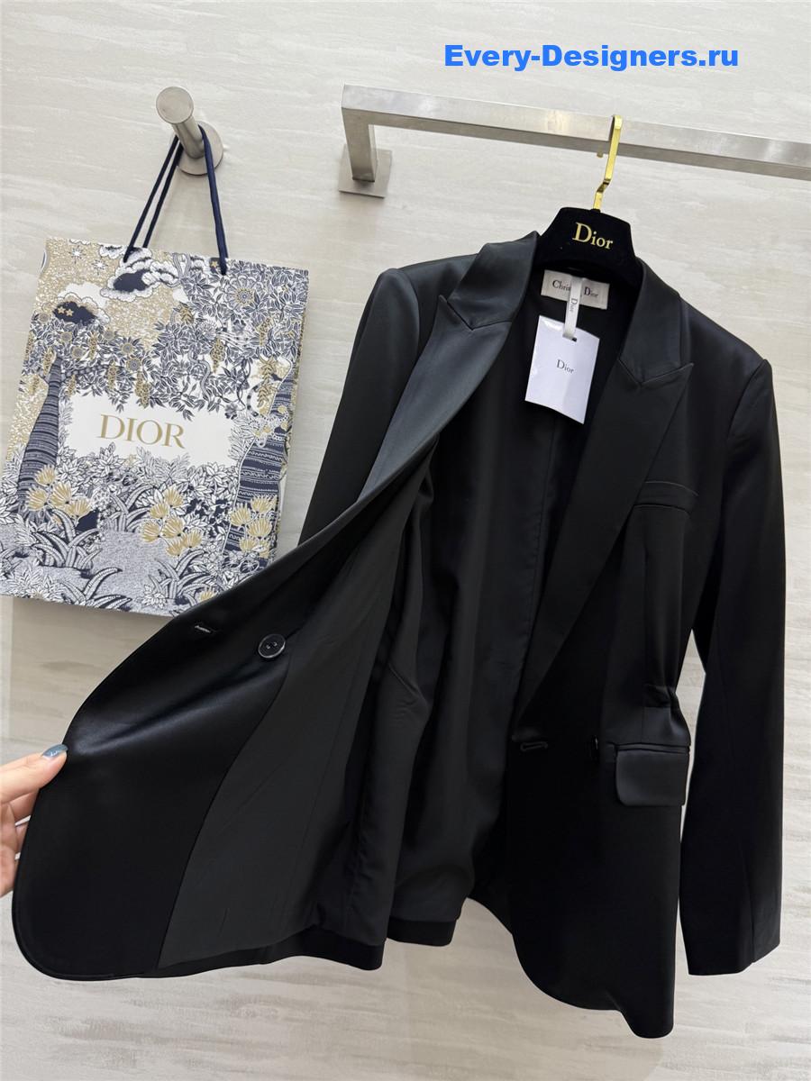 D10r cd waist black blazer
