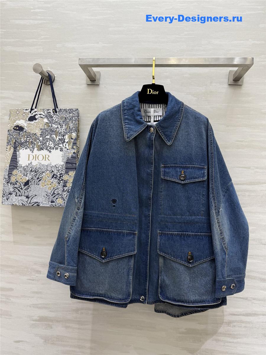 D10r blue boxy denim jacket