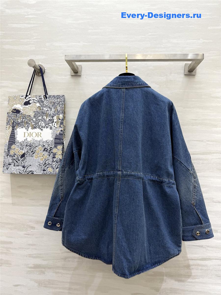 D10r blue boxy denim jacket