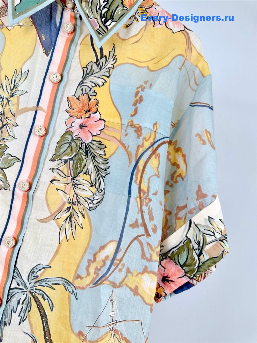 Zimm Nautical Map Shirt