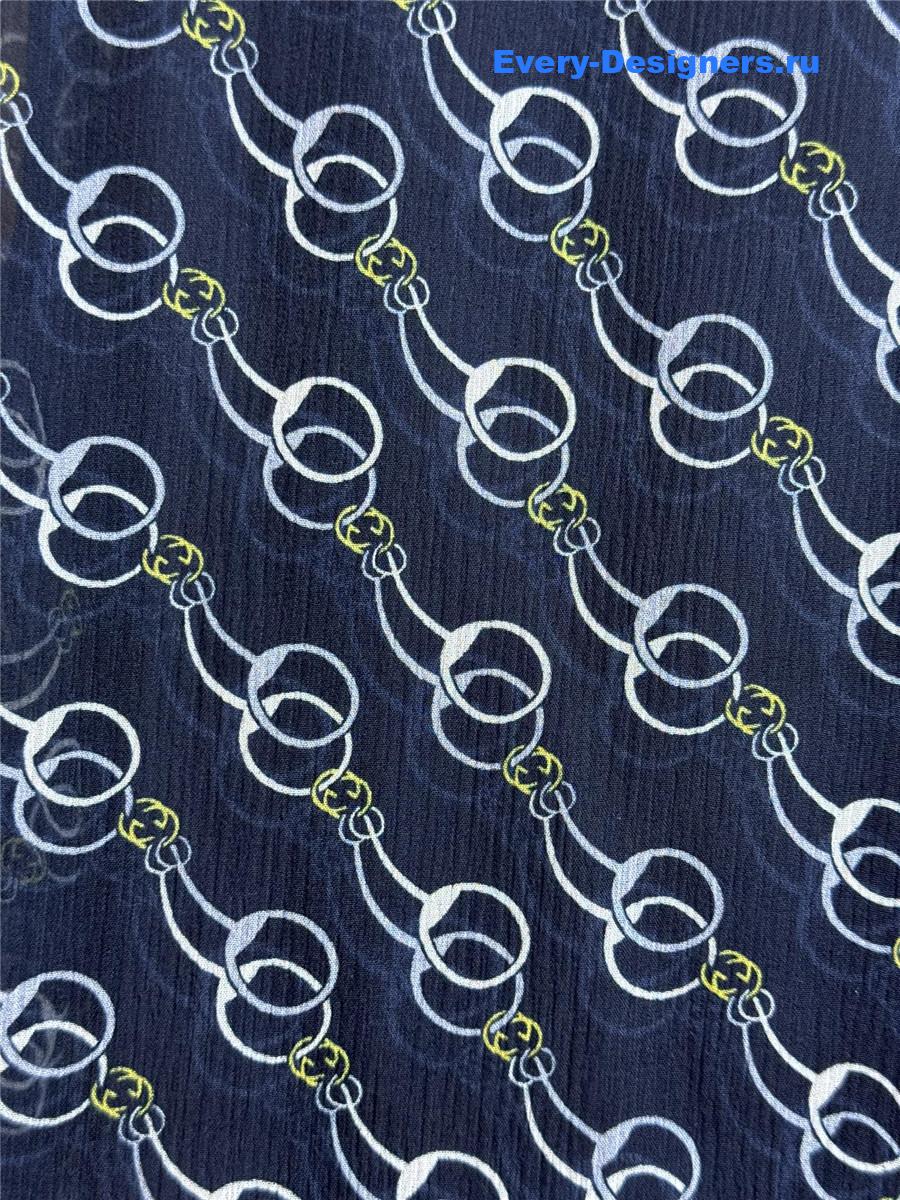 Gvc*1 black printed silk shirt