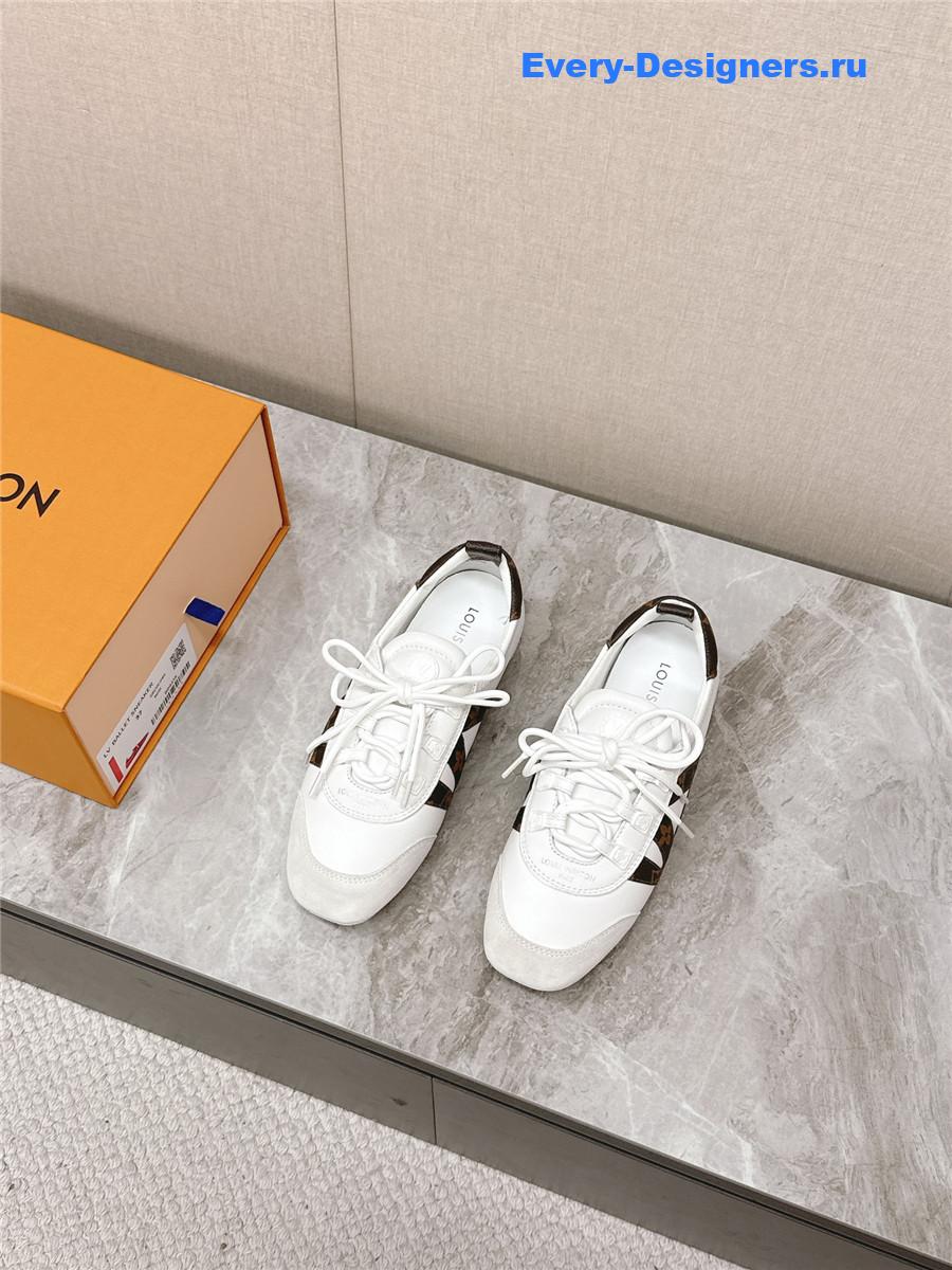 l0vis Vvtt0n white sneakerina ballet sneakers