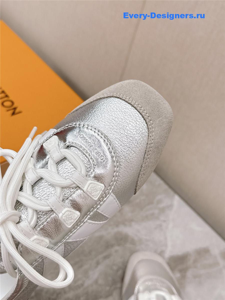 l0vis Vvtt0n silver sneakerina ballet sneakers