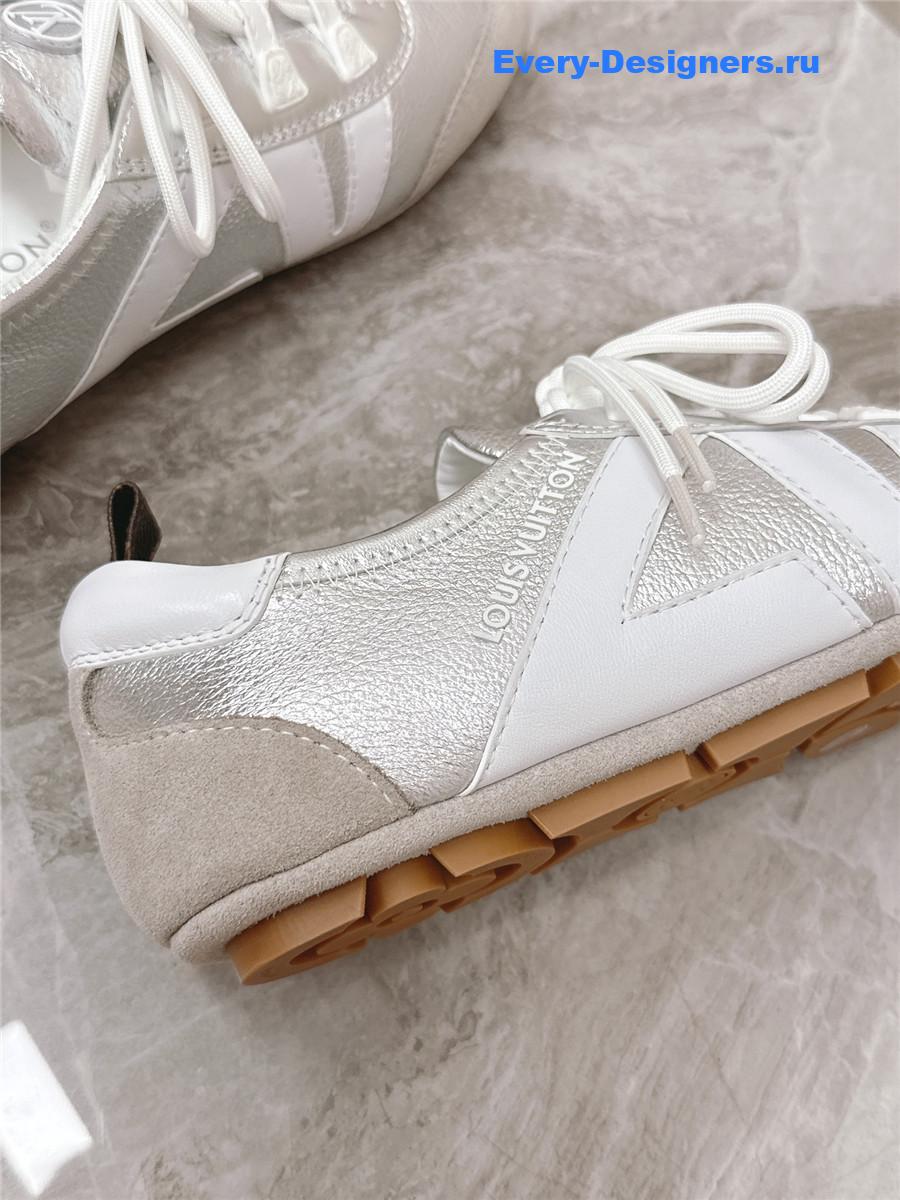 l0vis Vvtt0n silver sneakerina ballet sneakers