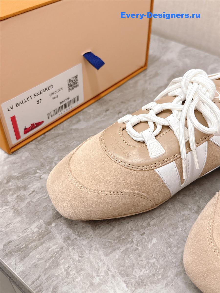 l0vis Vvtt0n brown sneakerina ballet sneakers