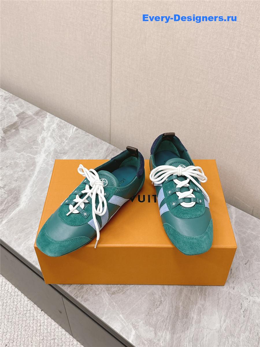 l0vis Vvtt0n green sneakerina ballet sneakers