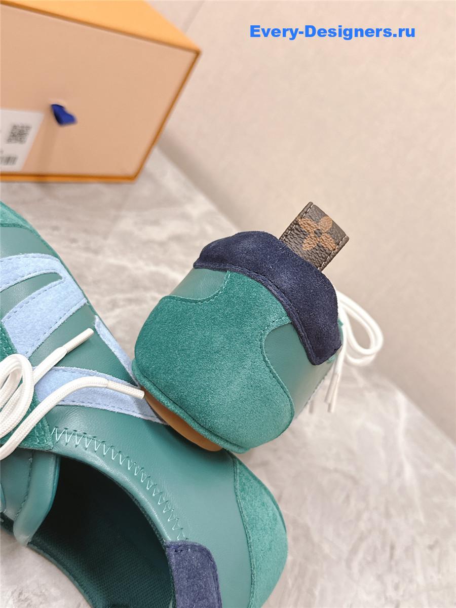 l0vis Vvtt0n green sneakerina ballet sneakers