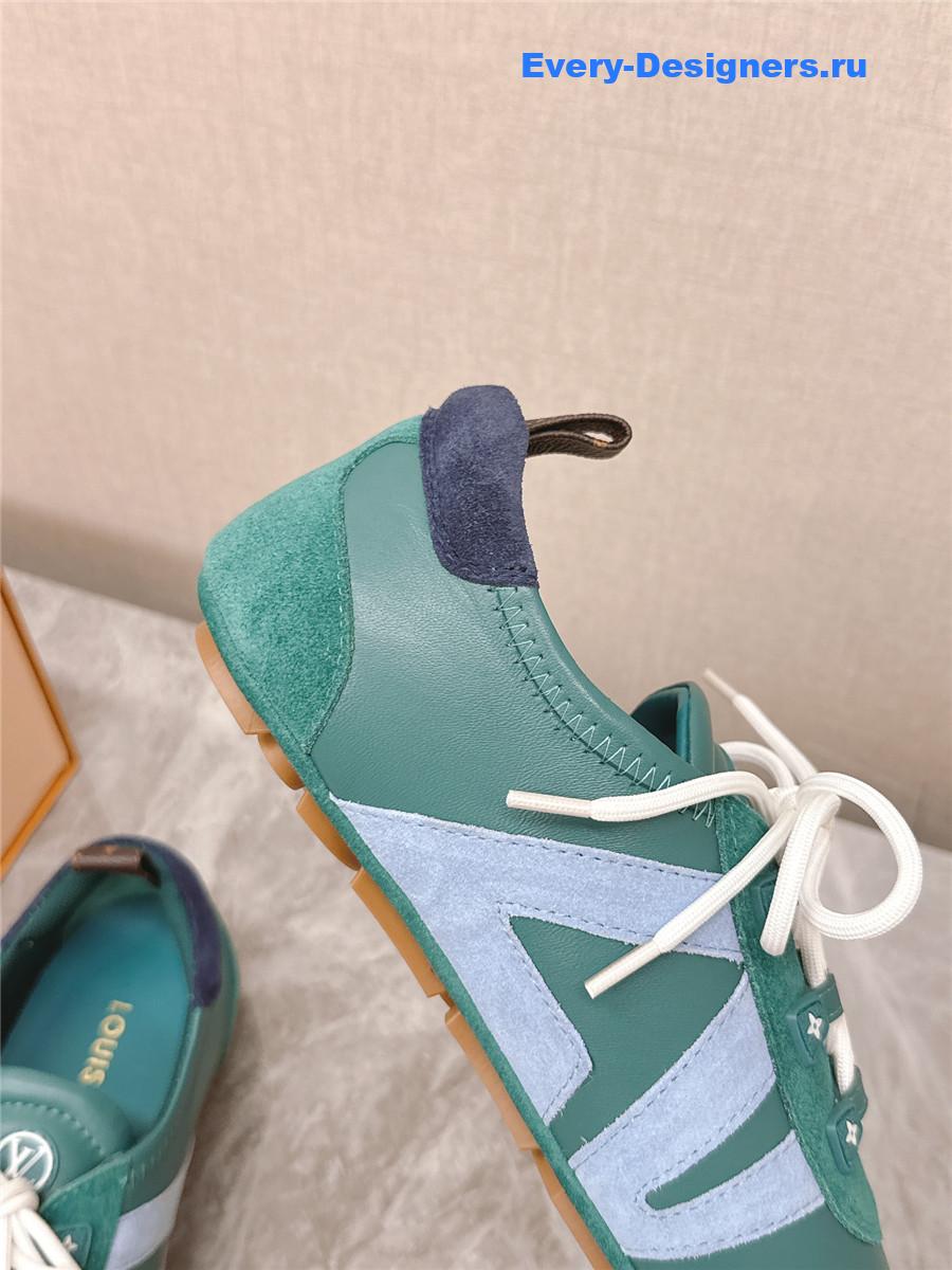 l0vis Vvtt0n green sneakerina ballet sneakers