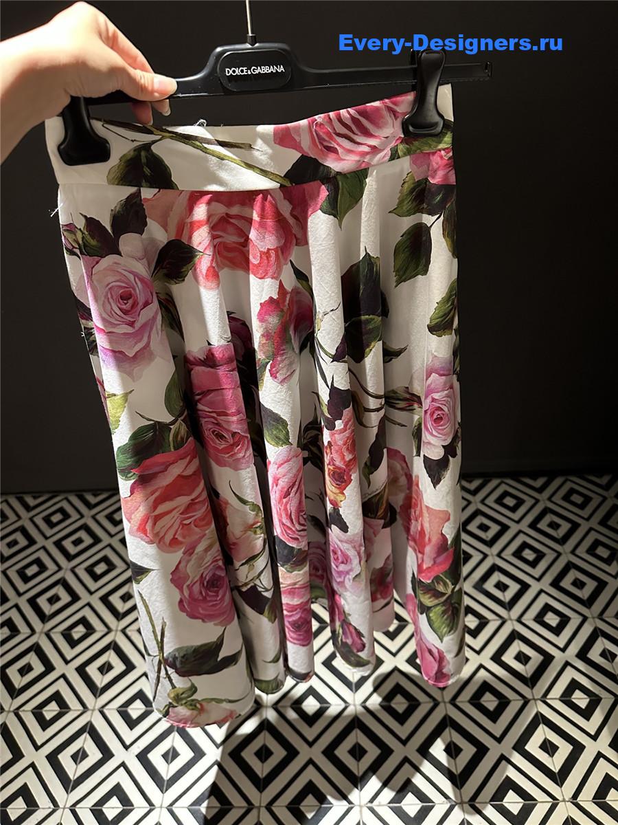 Dolce & Gabbana Floral Circle Skirt