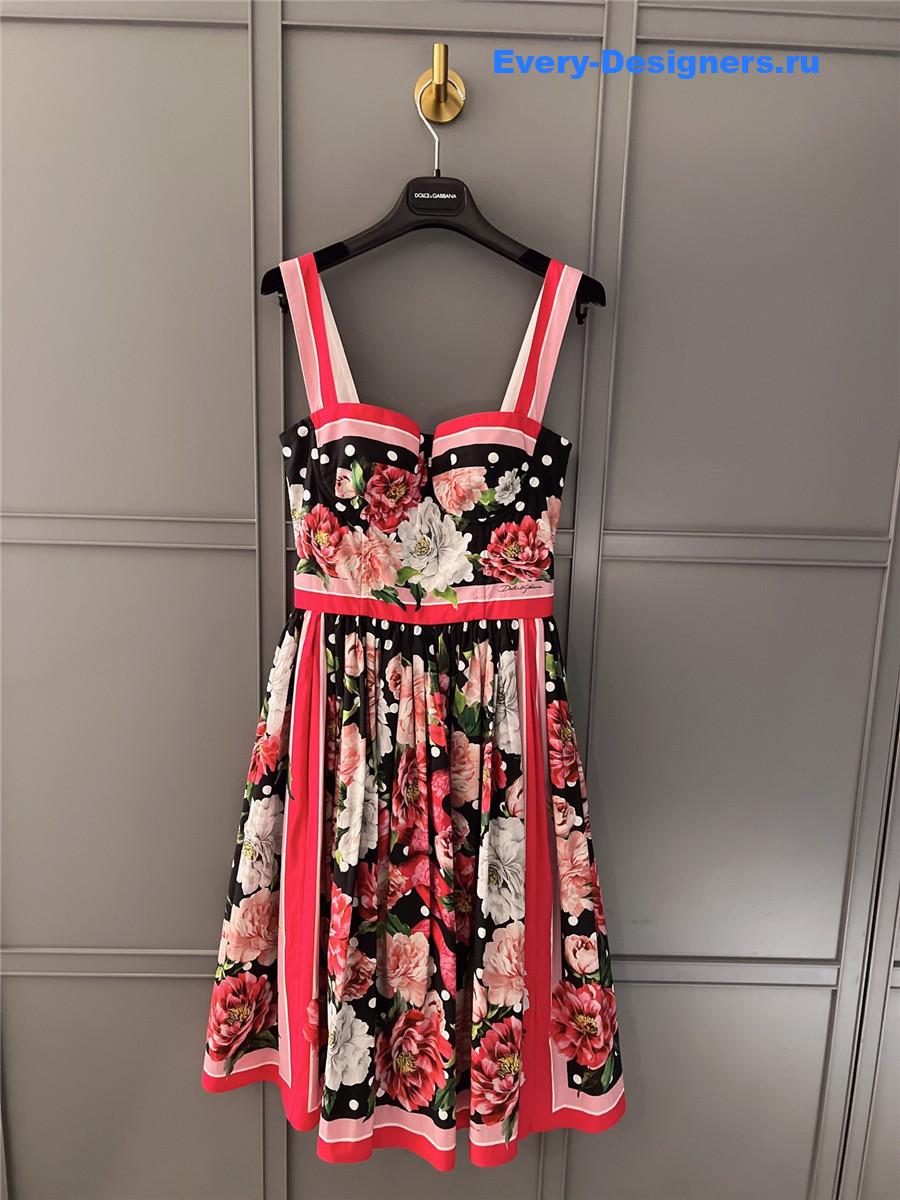 Dolce&Gabbana Poplin Camisole Dress